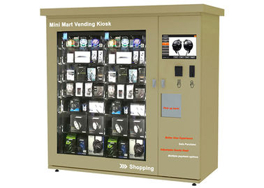 Il chiosco personale della macchina fotografica del trasduttore auricolare lavora il distributore automatico a macchina dello sciampo del rasoio