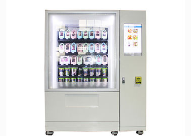 Frigorifero del distributore automatico dell'insalata dell'alimento della frutta fresca del QR Code con il touch screen