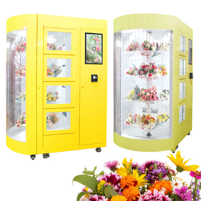 24 ore della convenienza del distributore automatico del deposito del negozio dell'attrezzatura di ODM dell'OEM floreale floreale con l'umidificatore